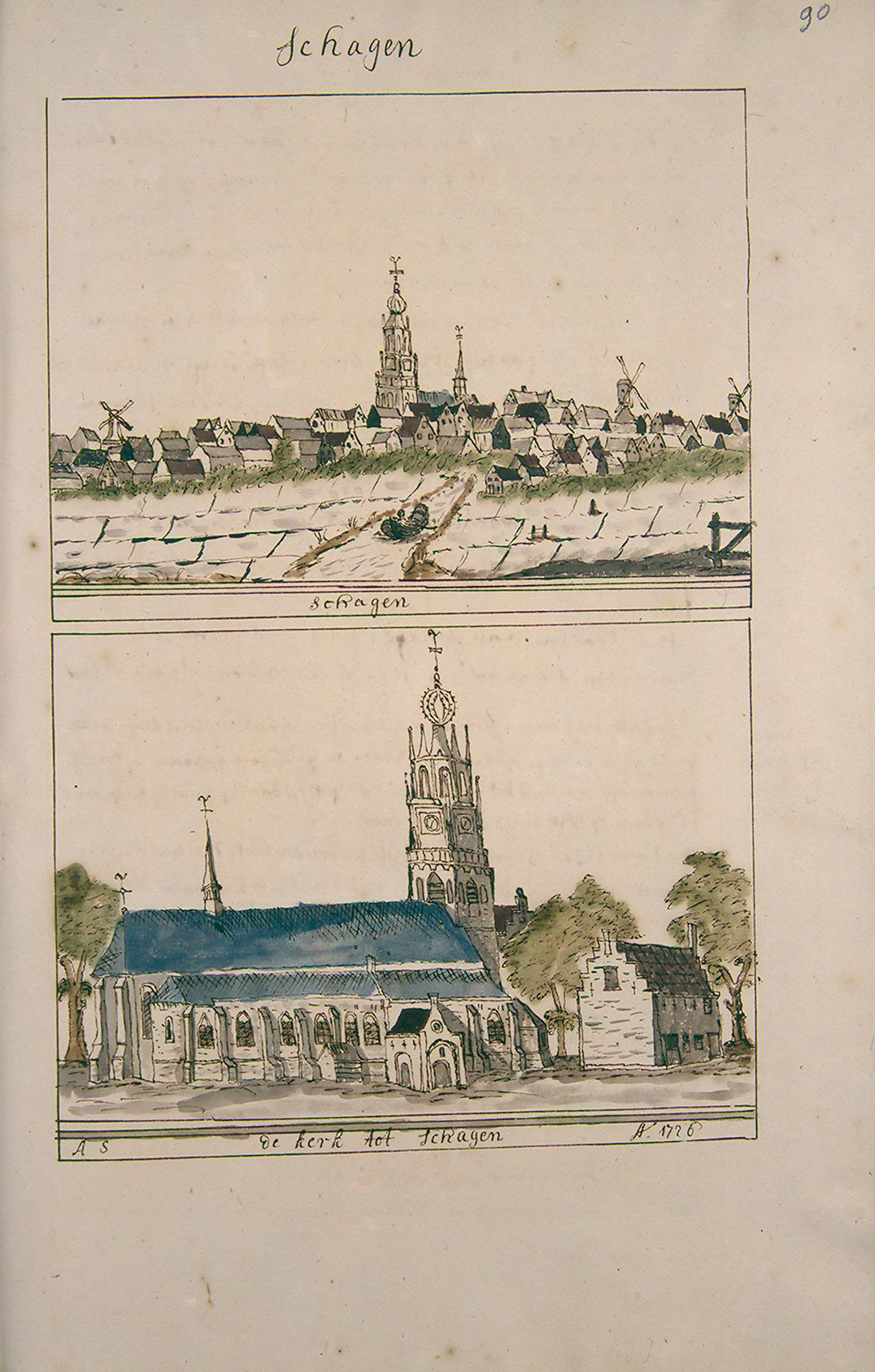 Schagen kerk en aanzicht